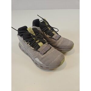 On Running Shoes Womens Size 8.5 Gray Green Cloudnova CloudTec Mesh Sneakers